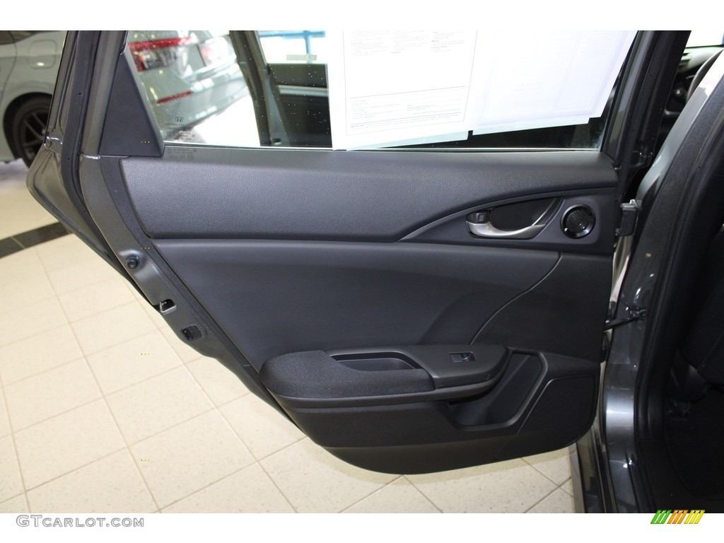 2020 Civic EX Hatchback - Polished Metal Metallic / Black photo #23