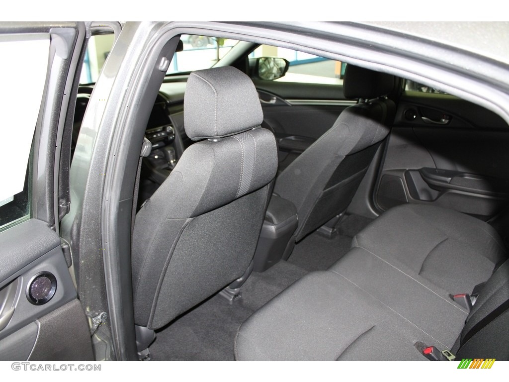 2020 Civic EX Hatchback - Polished Metal Metallic / Black photo #24