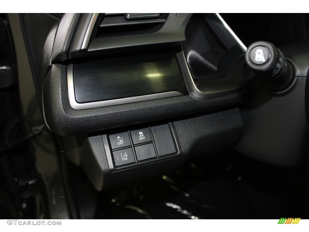 2020 Civic EX Hatchback - Polished Metal Metallic / Black photo #29