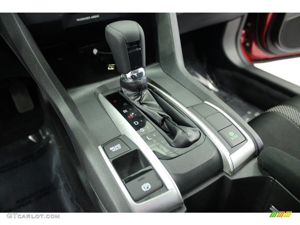 2020 Civic LX Sedan - Molten Lava Pearl / Black photo #20