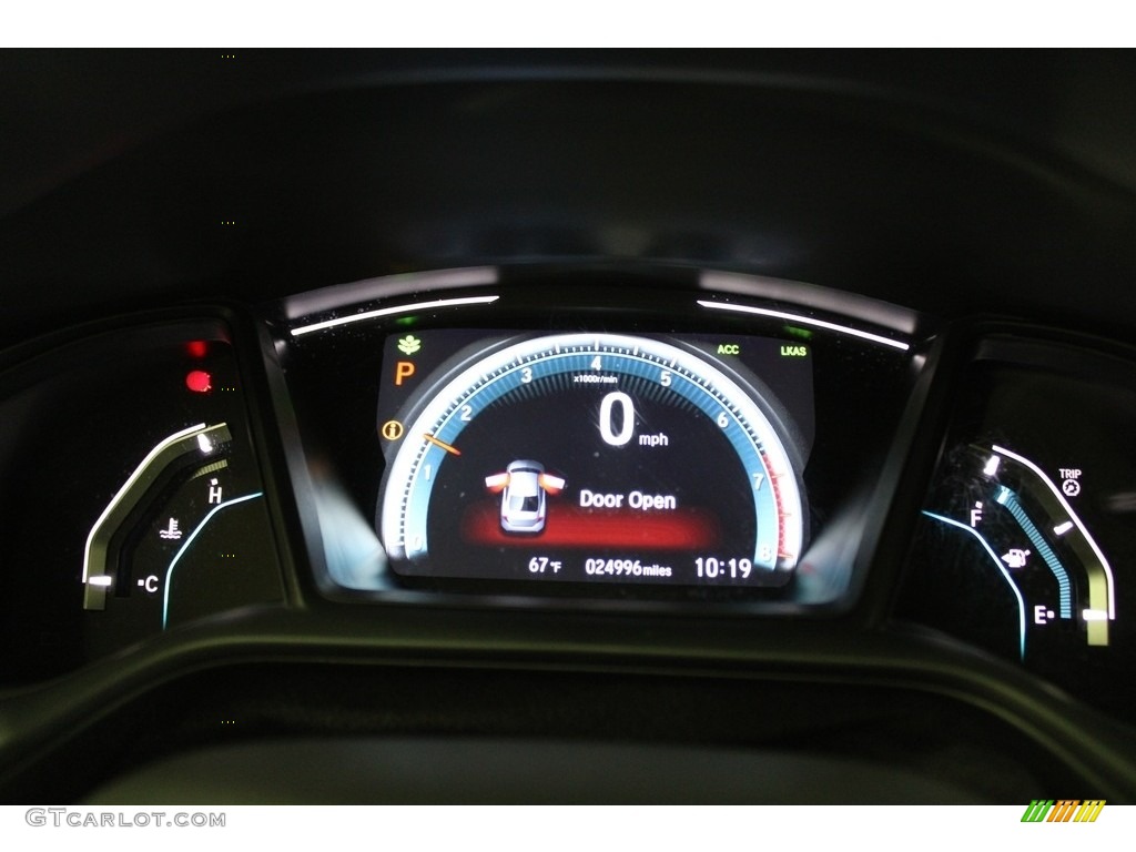 2020 Civic LX Sedan - Molten Lava Pearl / Black photo #25