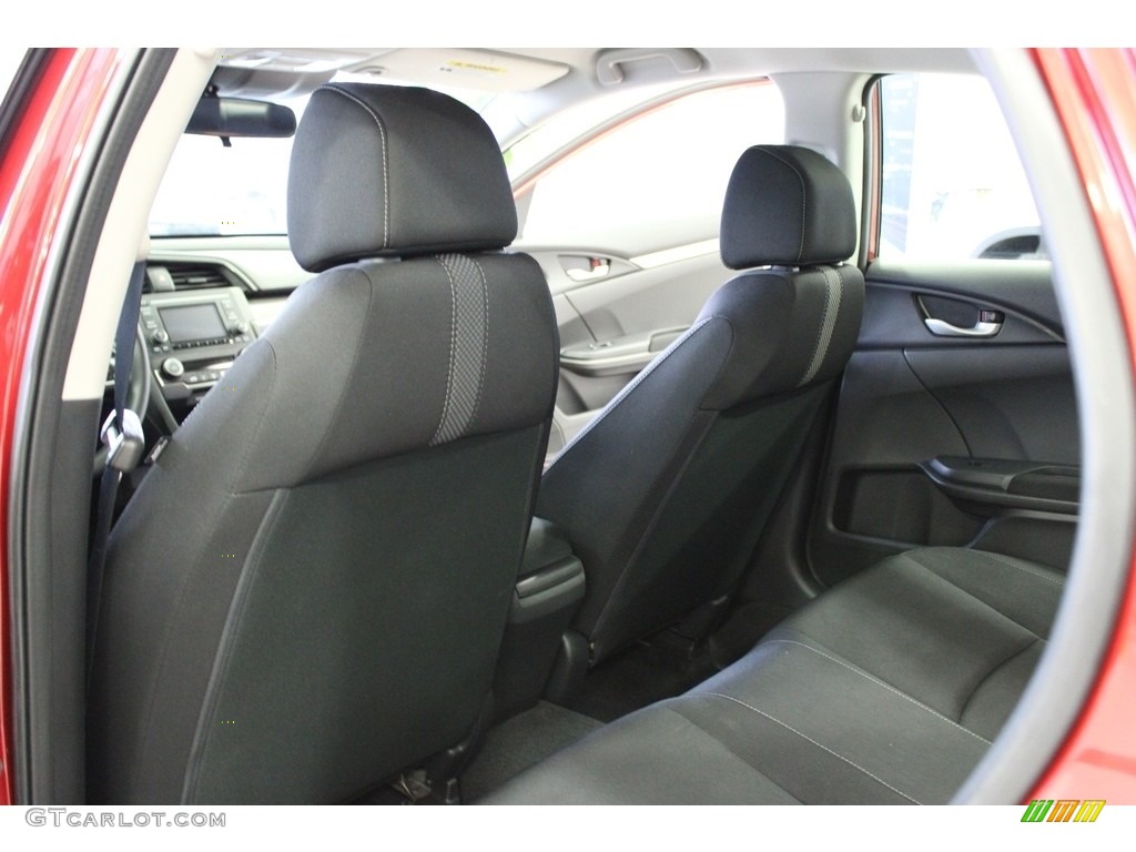 2020 Civic LX Sedan - Molten Lava Pearl / Black photo #28