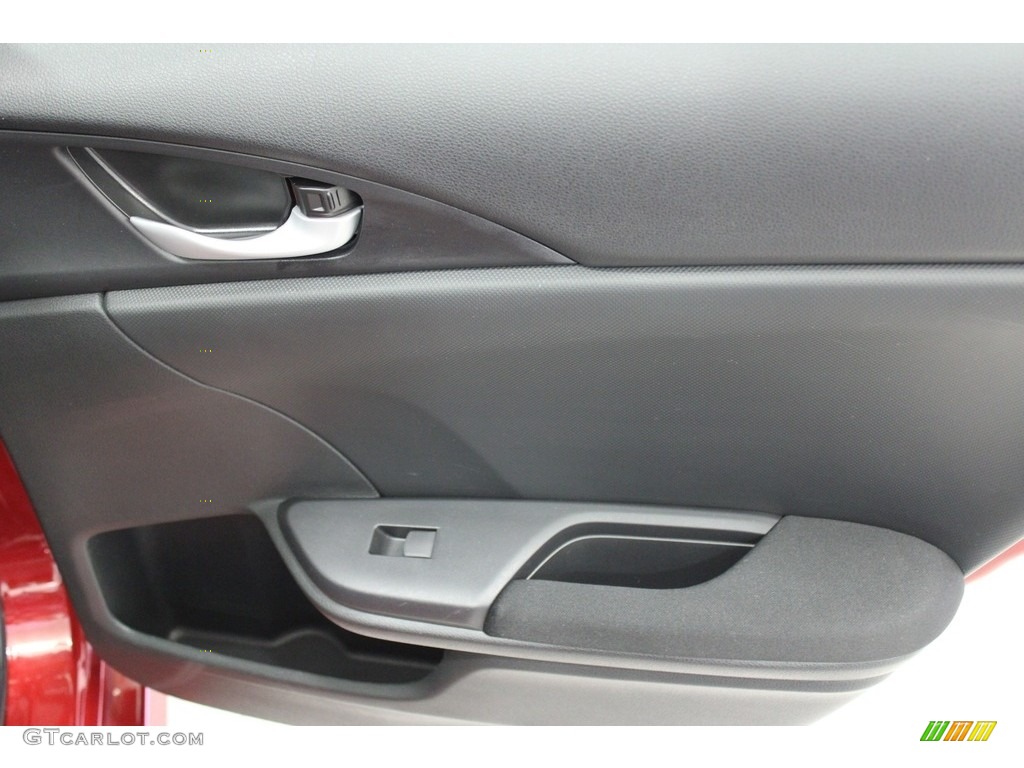 2020 Civic LX Sedan - Molten Lava Pearl / Black photo #31