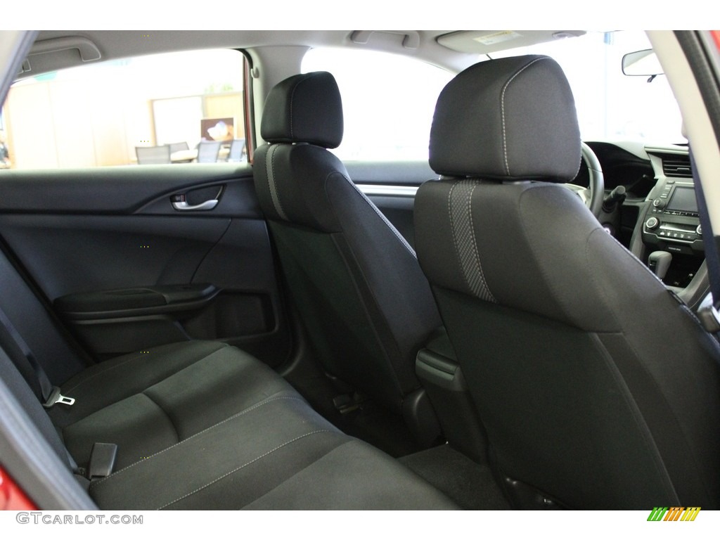 2020 Civic LX Sedan - Molten Lava Pearl / Black photo #32