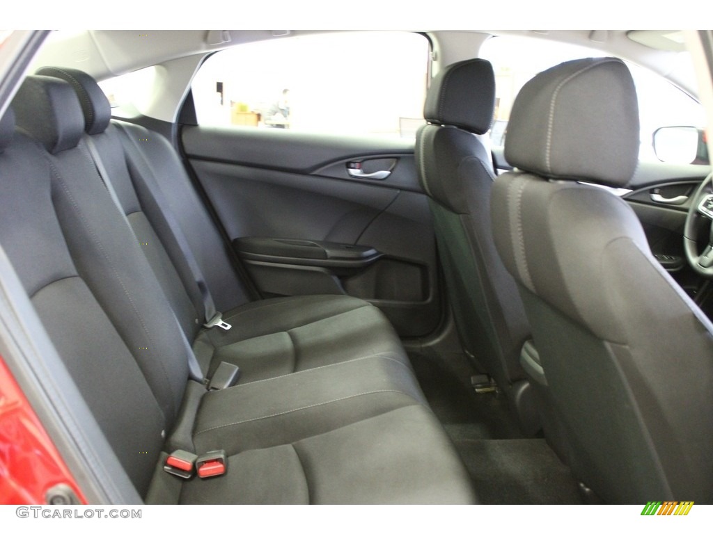 2020 Civic LX Sedan - Molten Lava Pearl / Black photo #33