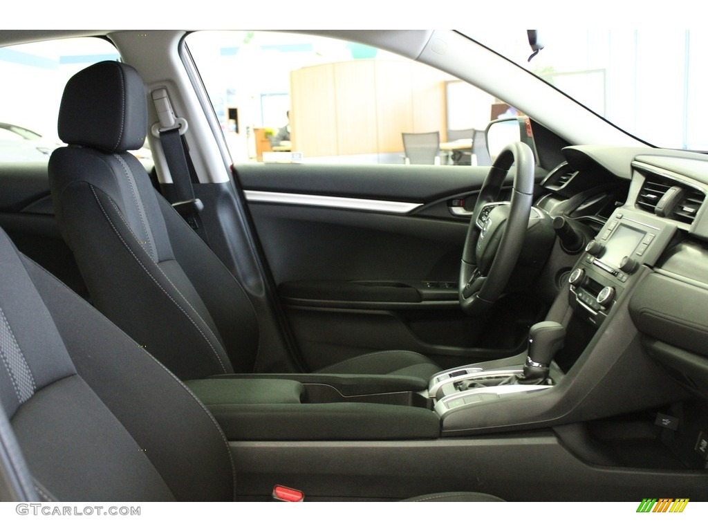 2020 Civic LX Sedan - Molten Lava Pearl / Black photo #36