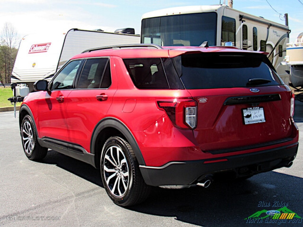 2023 Explorer ST-Line - Rapid Red Metallic / Ebony photo #3