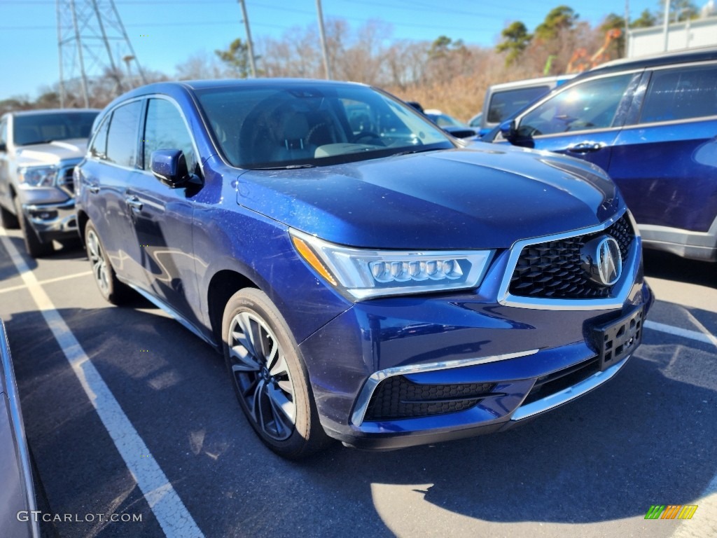 2020 MDX Technology AWD - Fathom Blue Pearl / Ebony photo #3