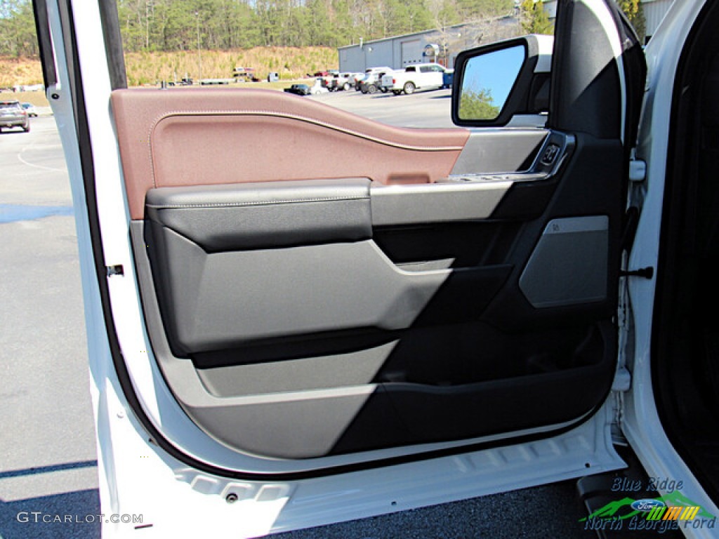 2023 F150 Lariat SuperCrew 4x4 - Star White Metallic Tri-Coat / Black photo #10