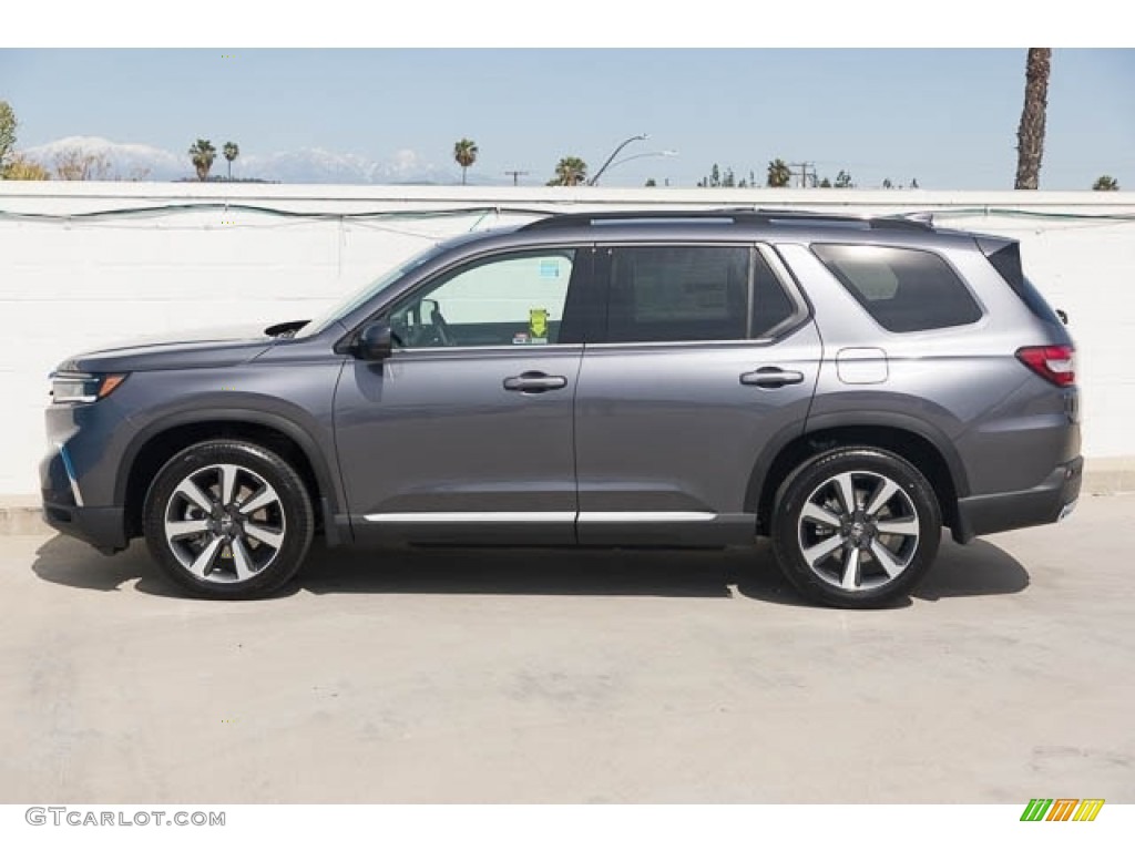 Modern Steel Metallic 2023 Honda Pilot Elite AWD Exterior Photo #145804668