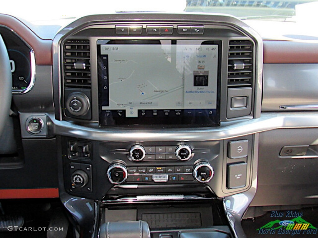 2023 F150 Lariat SuperCrew 4x4 - Star White Metallic Tri-Coat / Black photo #16