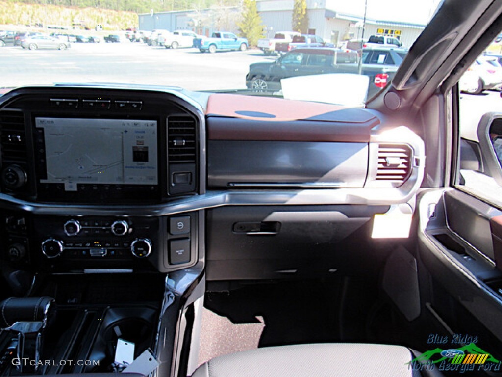 2023 F150 Lariat SuperCrew 4x4 - Star White Metallic Tri-Coat / Black photo #17