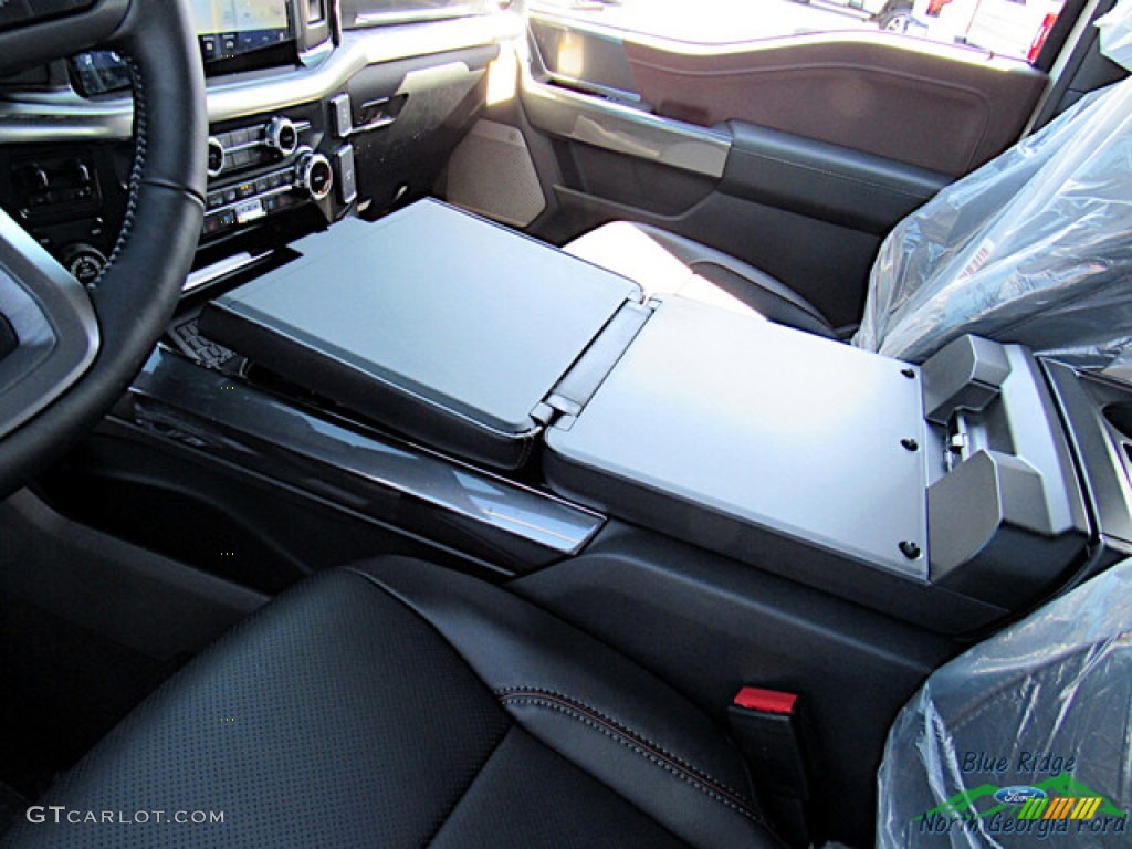 2023 F150 Lariat SuperCrew 4x4 - Star White Metallic Tri-Coat / Black photo #26
