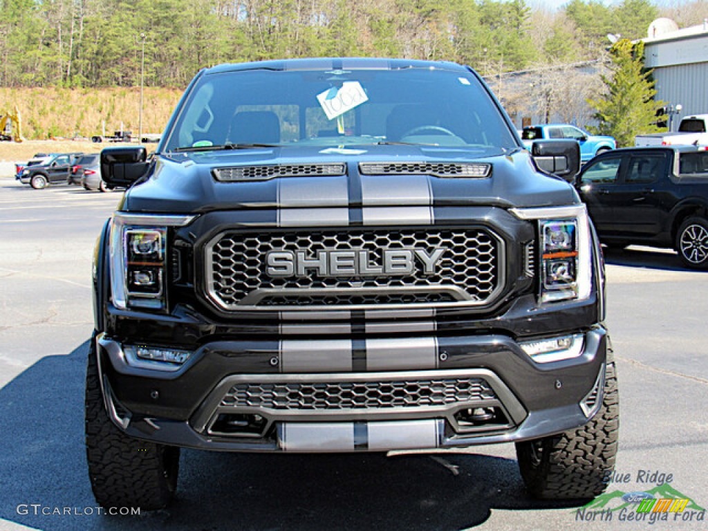 Agate Black Metallic 2023 Ford F150 Shelby SuperCrew 4x4 Exterior Photo #145805037