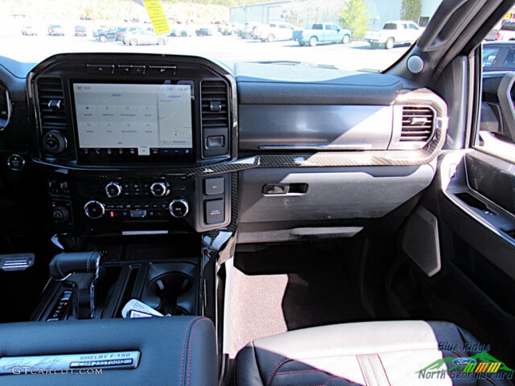 2023 Ford F150 Shelby SuperCrew 4x4 Black Dashboard Photo #145805115