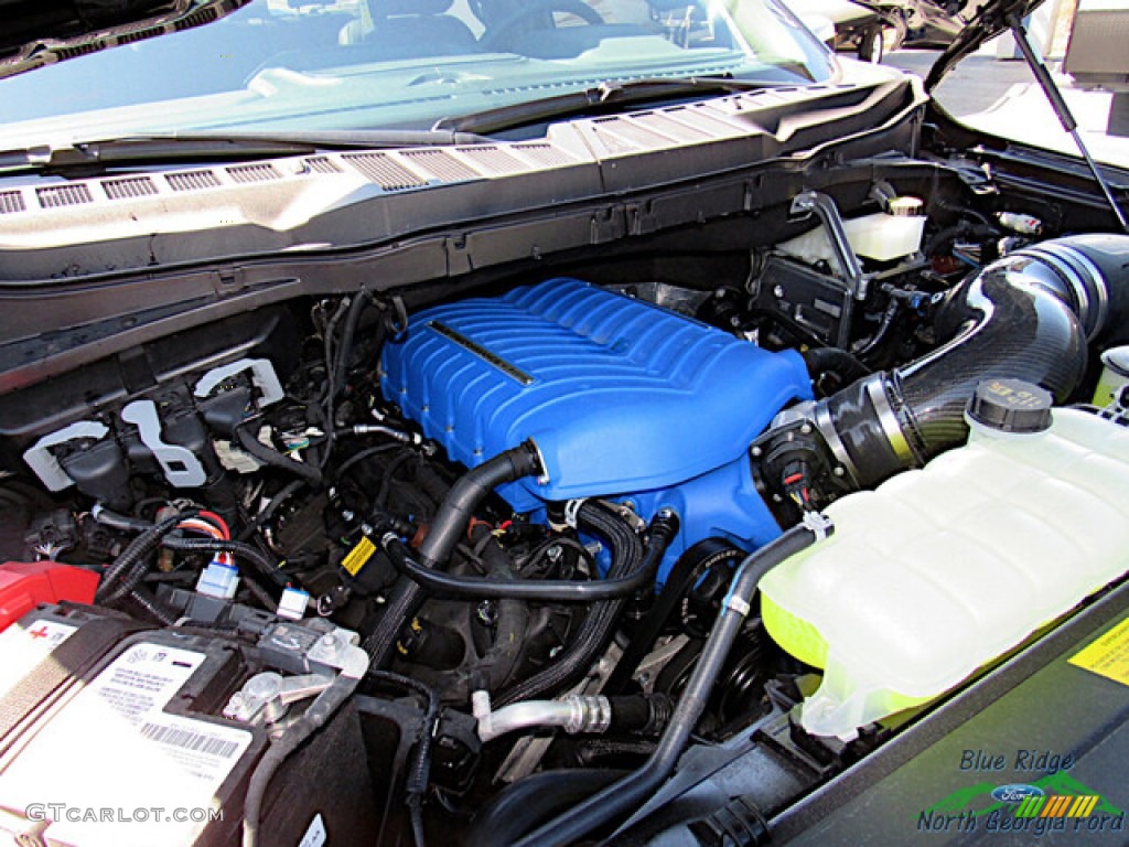 2023 Ford F150 Shelby SuperCrew 4x4 5.0 Liter Supercharged DOHC 32-Valve Ti-VCT V8 Engine Photo #145805213