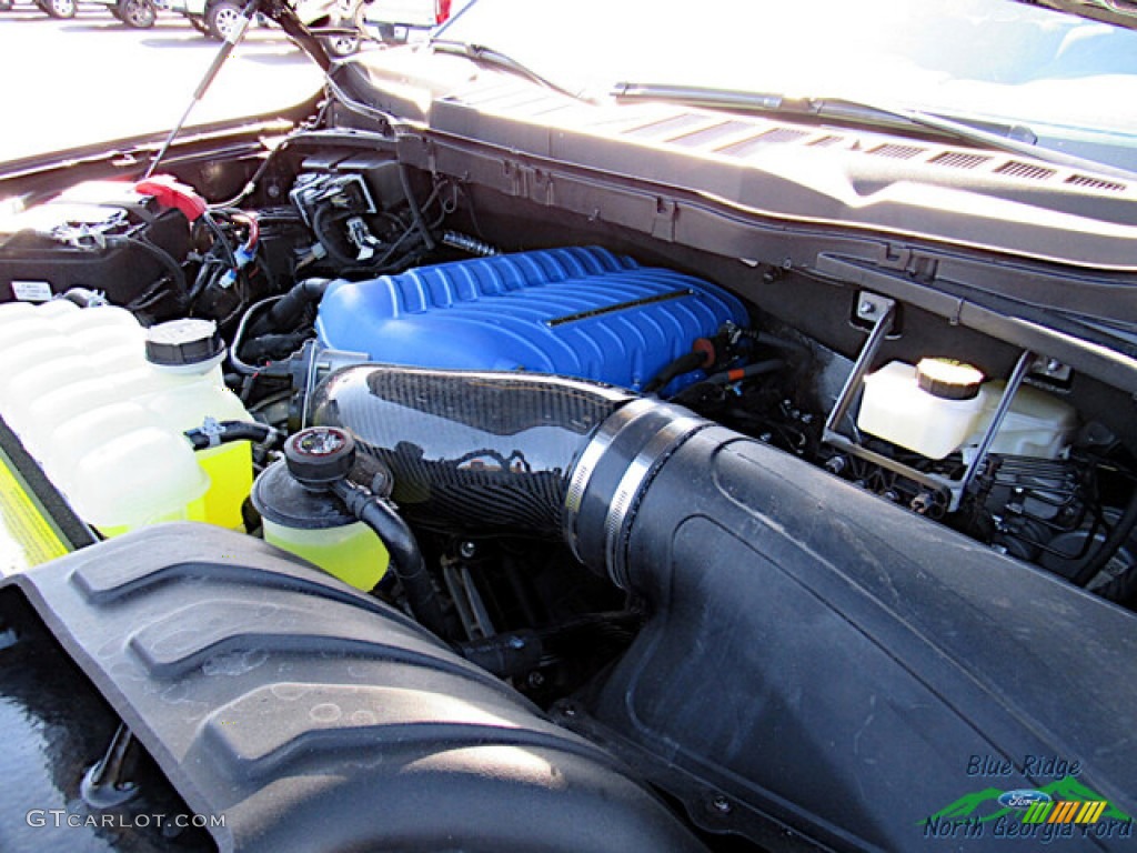 2023 Ford F150 Shelby SuperCrew 4x4 5.0 Liter Supercharged DOHC 32-Valve Ti-VCT V8 Engine Photo #145805223