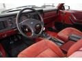  1986 Mustang GT Convertible Red Interior