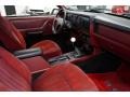 Red 1986 Ford Mustang GT Convertible Dashboard