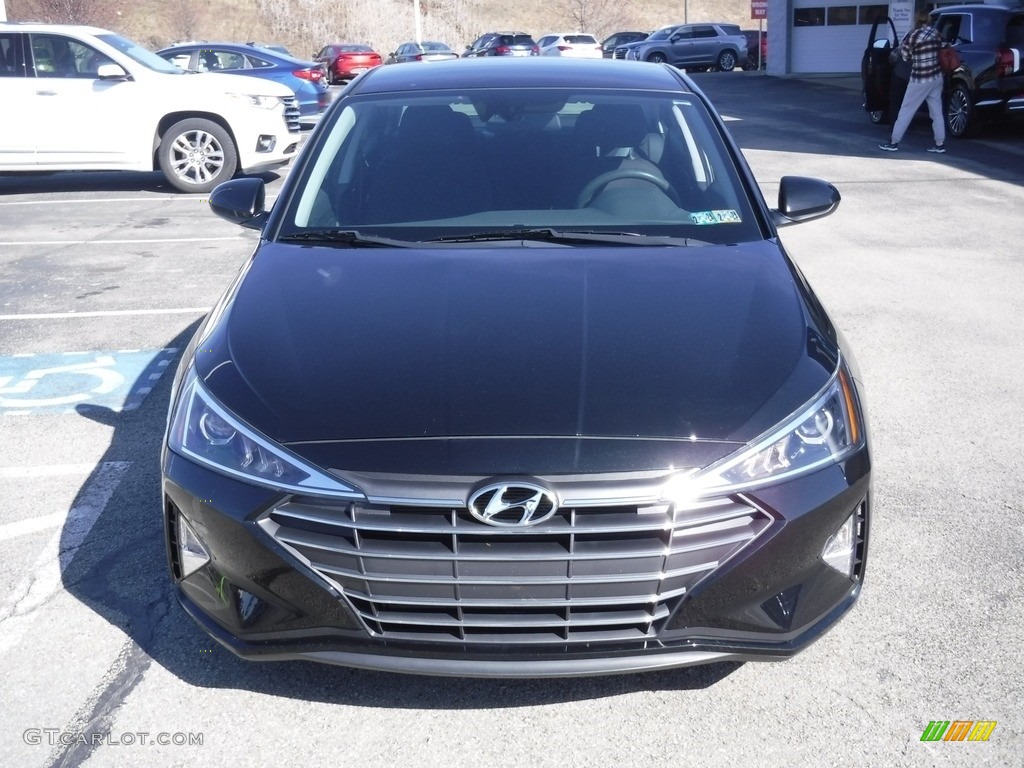 2019 Elantra SEL - Phantom Black / Black photo #4