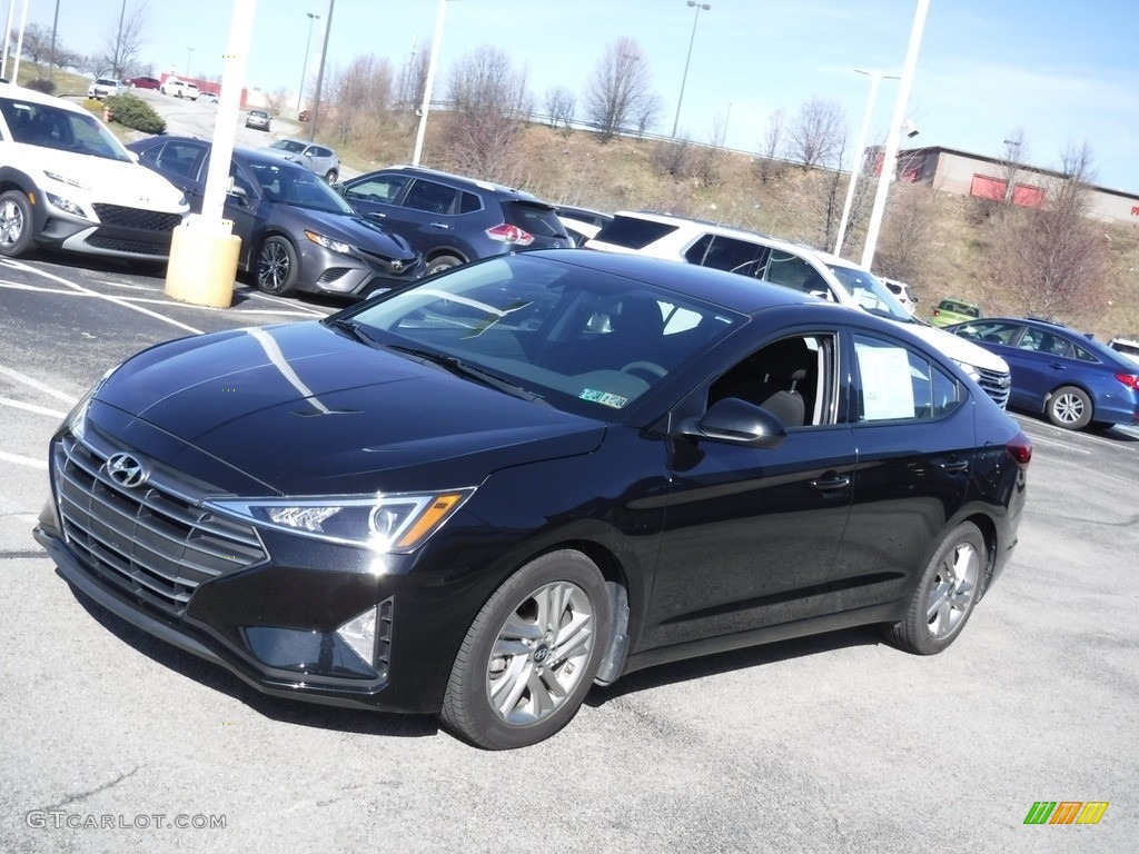 2019 Elantra SEL - Phantom Black / Black photo #5