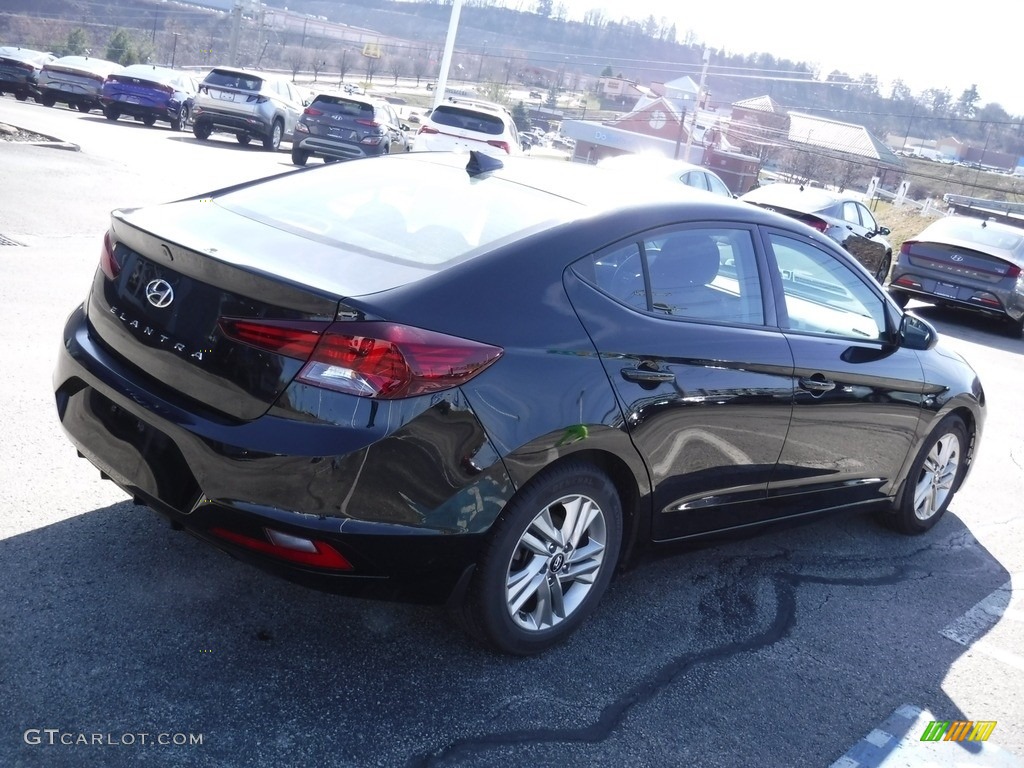 2019 Elantra SEL - Phantom Black / Black photo #9
