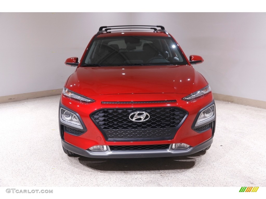 2020 Kona SEL AWD - Pulse Red / Gray/Black photo #2