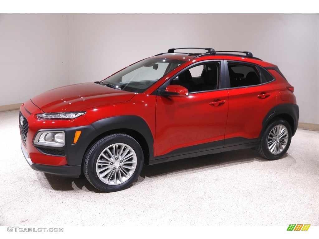 2020 Kona SEL AWD - Pulse Red / Gray/Black photo #3