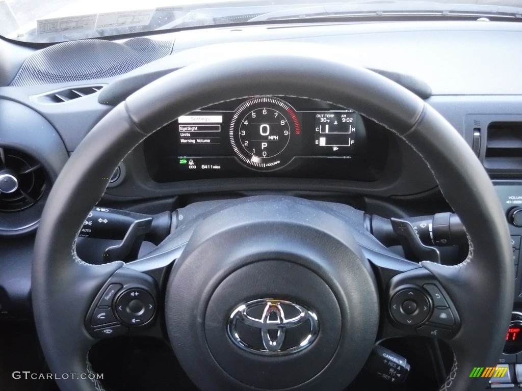 2022 Toyota GR86 Premium Coupe Black Steering Wheel Photo #145806166