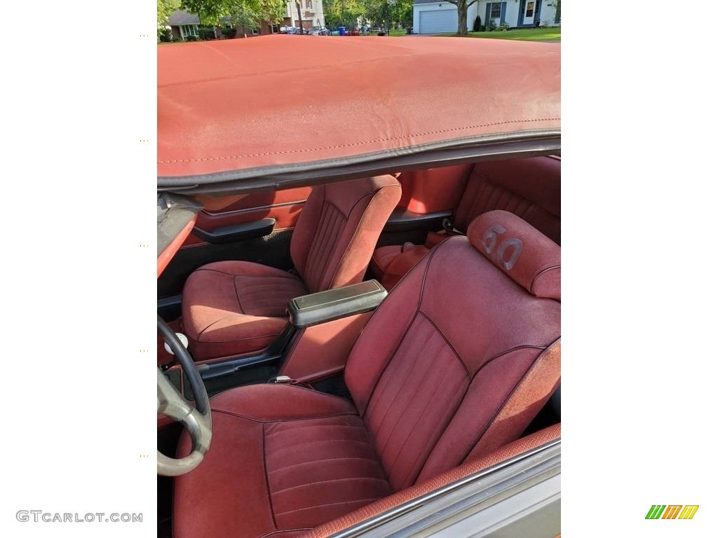 1986 Ford Mustang GT Convertible Interior Color Photos