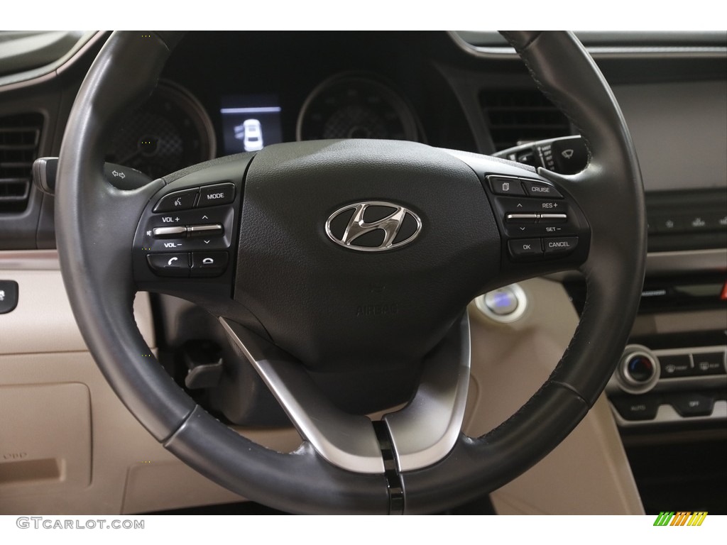 2019 Elantra Value Edition - Scarlet Red / Beige photo #7