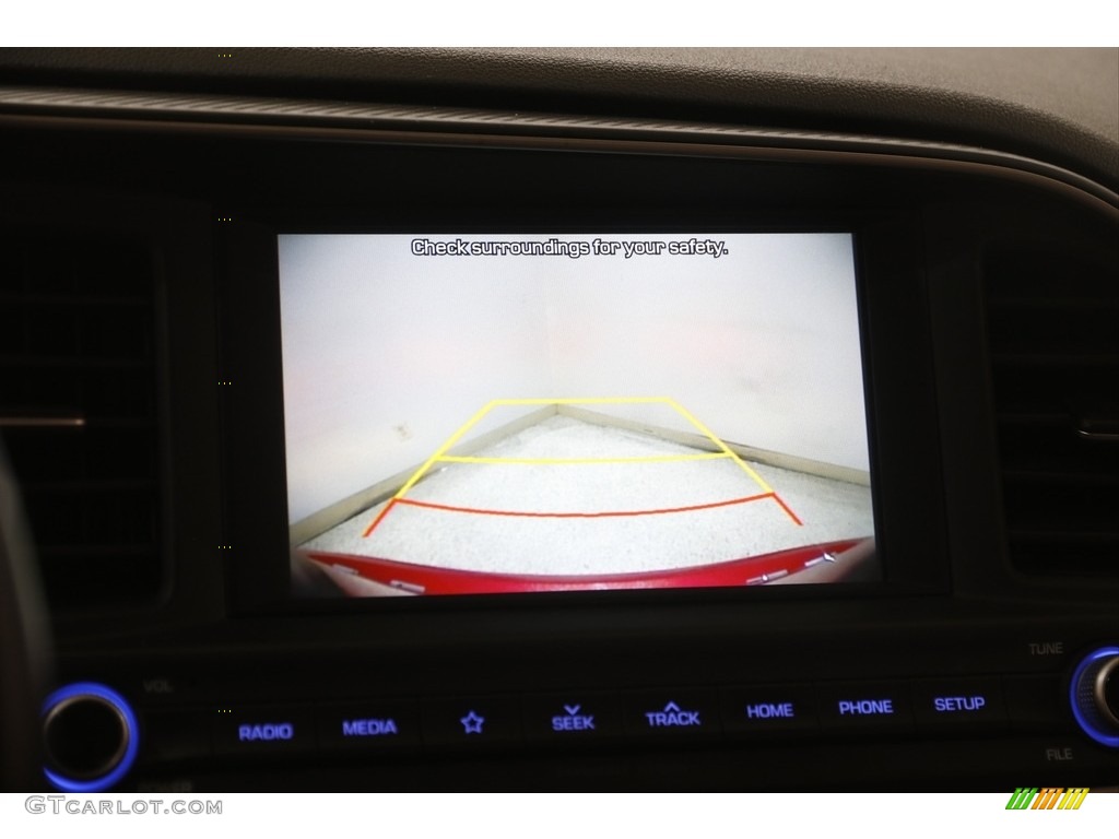 2019 Elantra Value Edition - Scarlet Red / Beige photo #11