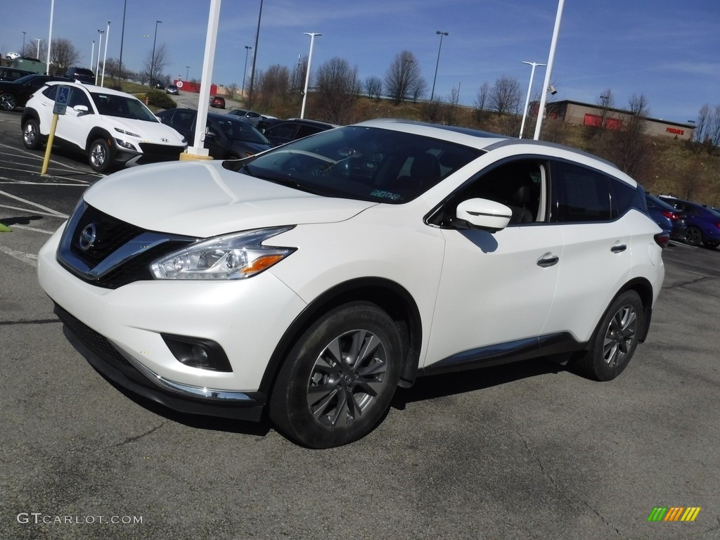 2017 Murano SL AWD - Pearl White / Graphite photo #6