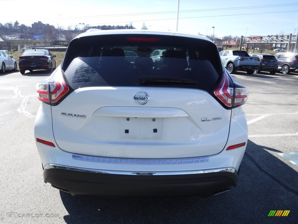 2017 Murano SL AWD - Pearl White / Graphite photo #8