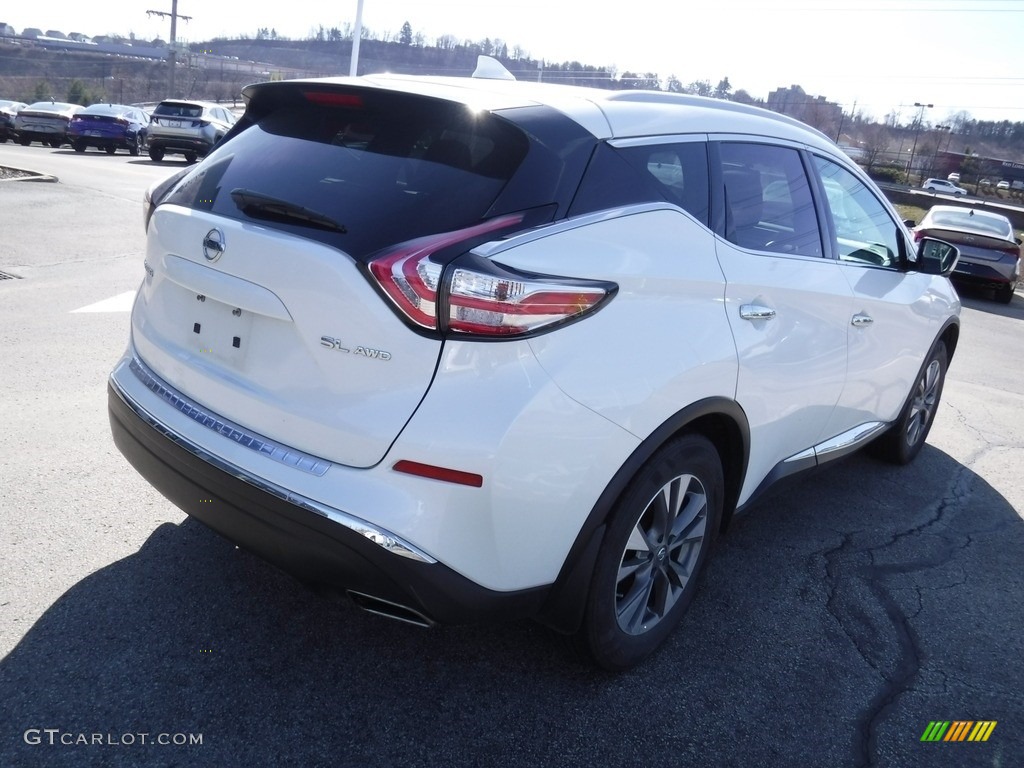 2017 Murano SL AWD - Pearl White / Graphite photo #9