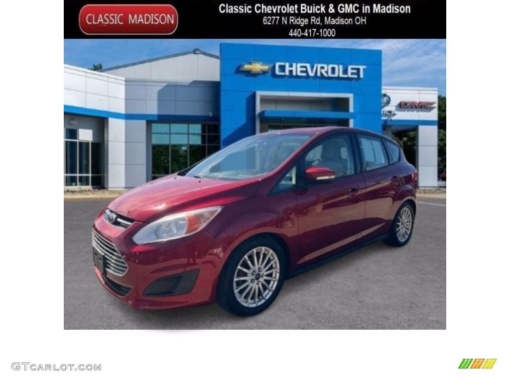 2013 C-Max Hybrid SE - Ruby Red / Charcoal Black photo #1