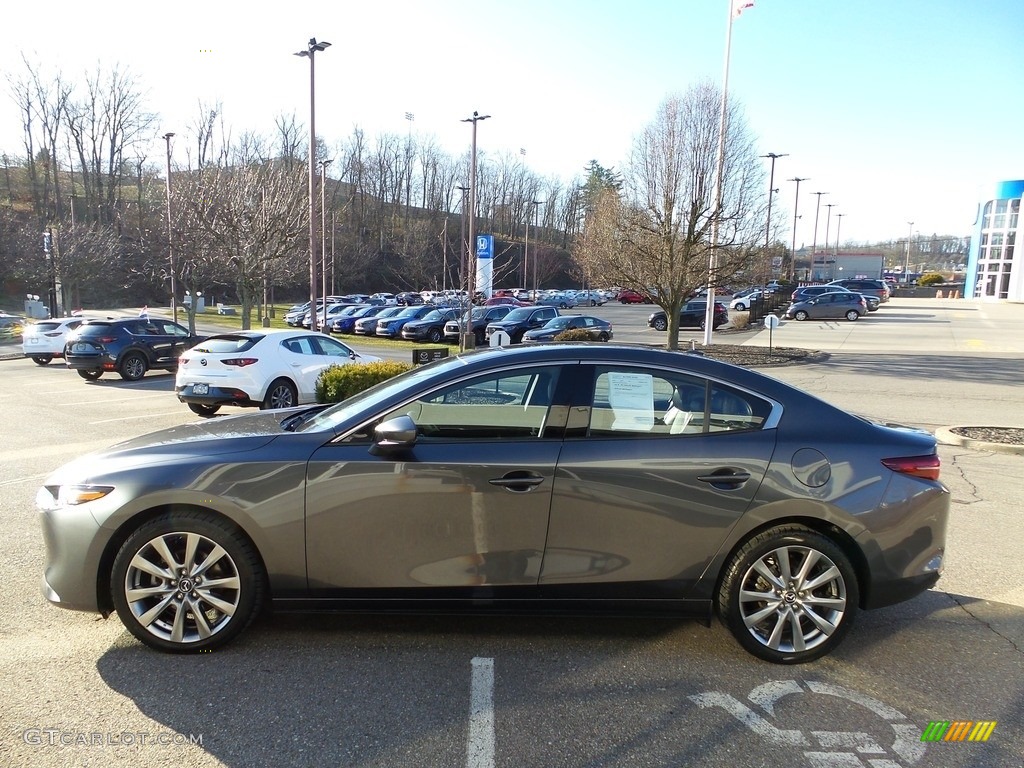 2020 MAZDA3 Premium Sedan AWD - Machine Gray Metallic / Black photo #6