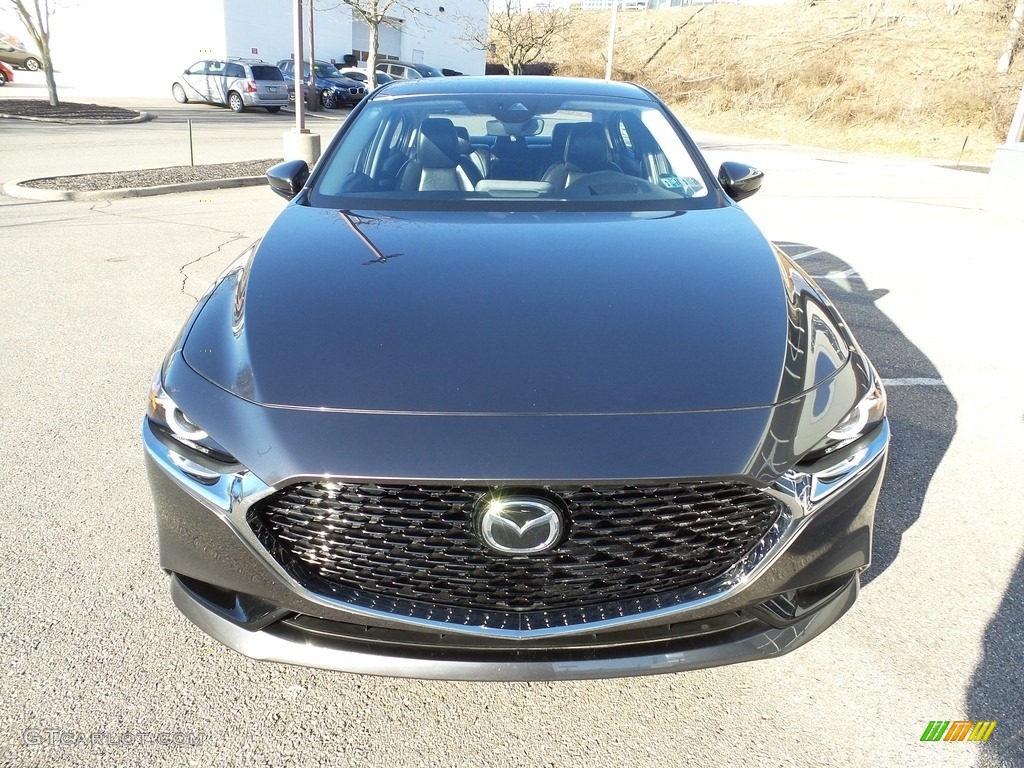 2020 MAZDA3 Premium Sedan AWD - Machine Gray Metallic / Black photo #8