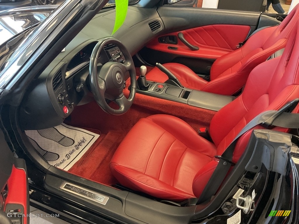 Red Interior 2001 Honda S2000 Roadster Photo #145808395