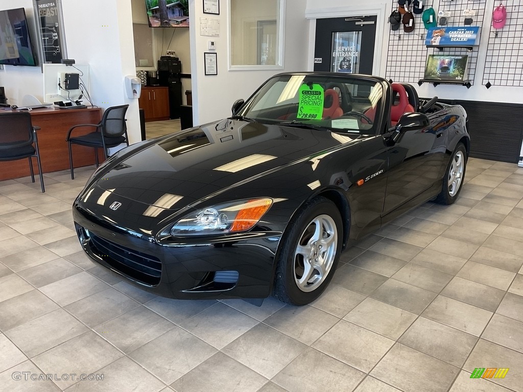 2001 S2000 Roadster - Berlina Black / Red photo #5