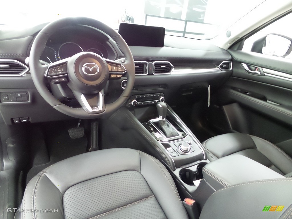 Black Interior 2023 Mazda CX-5 S Premium Plus AWD Photo #145808760