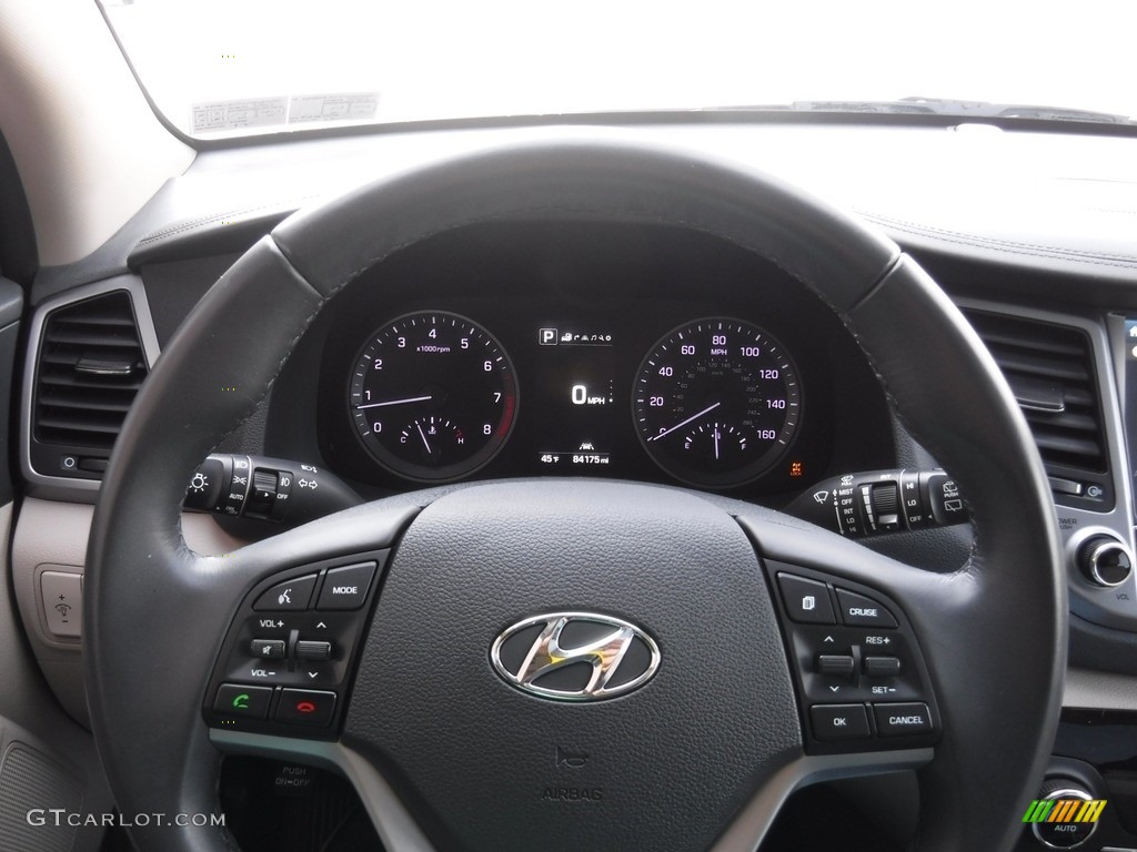 2017 Tucson Limited AWD - Ruby Wine / Beige photo #31