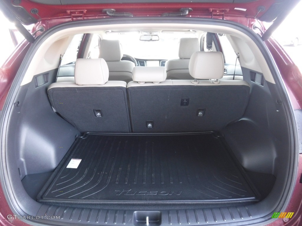 2017 Tucson Limited AWD - Ruby Wine / Beige photo #38