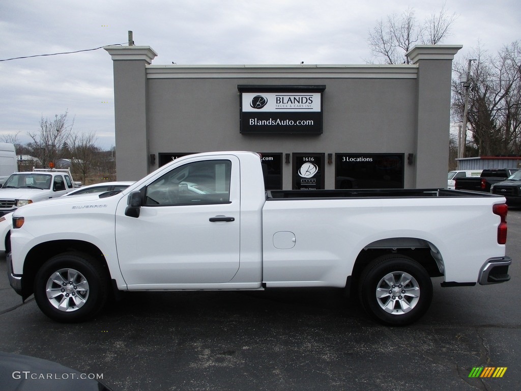 2021 Silverado 1500 WT Regular Cab - Summit White / Jet Black photo #1