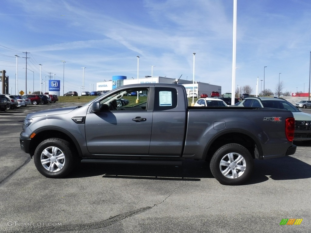 Carbonized Gray Metallic 2021 Ford Ranger STX SuperCab 4x4 Exterior Photo #145809916