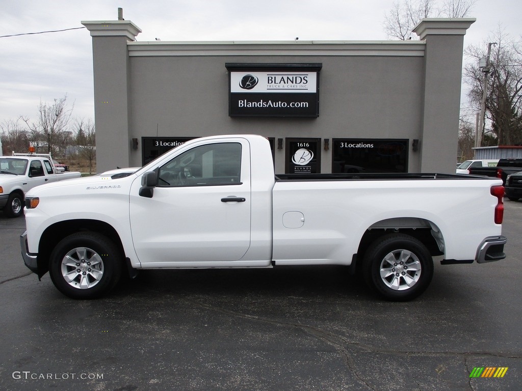 2021 Silverado 1500 WT Regular Cab - Summit White / Jet Black photo #1