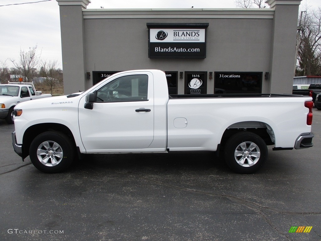 2021 Silverado 1500 WT Regular Cab - Summit White / Jet Black photo #1