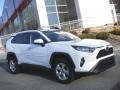 Super White 2019 Toyota RAV4 XLE AWD