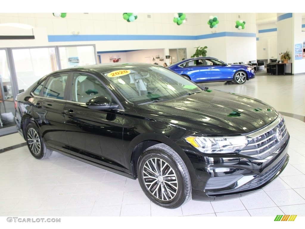 2020 Jetta SE - Black / Titan Black photo #3