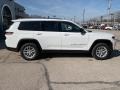 2023 Bright White Jeep Grand Cherokee L Laredo 4x4  photo #9